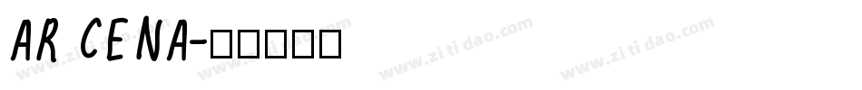 AR CENA字体转换